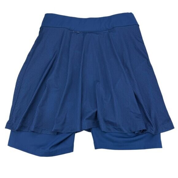 J.LINDEBERG Marcy Mesh Golf Skirt Size Medium Blue - Picture 8 of 8